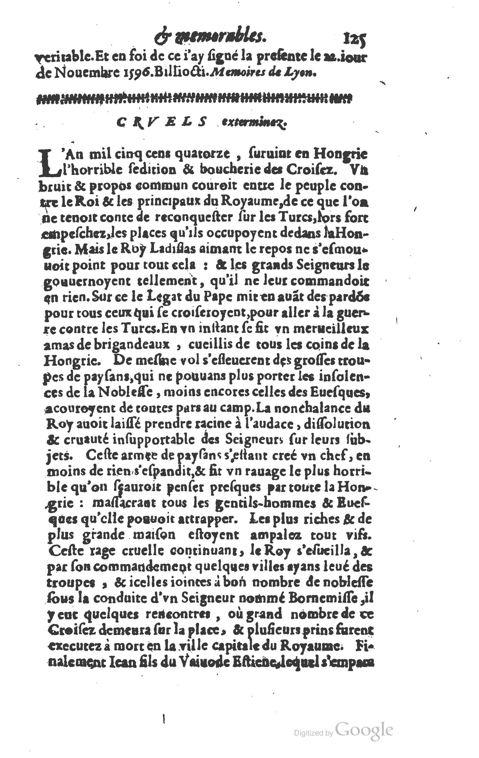 1610 - Paul Marceau - Trésor d’histoires admirables et mémorables - Princeton