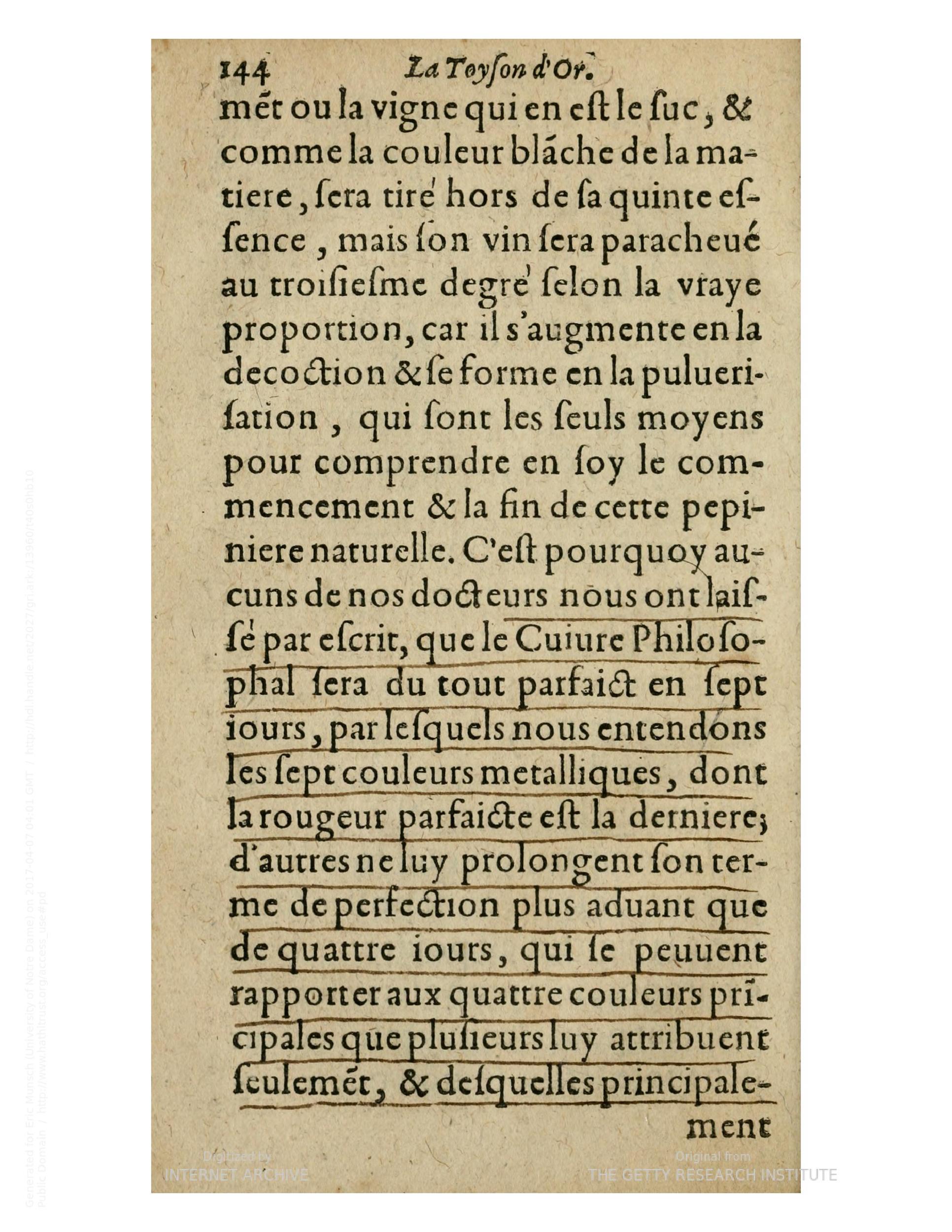 1612 - Charles Sevestre - Toison d’or ou la fleur des trésors - Getty Research Institute