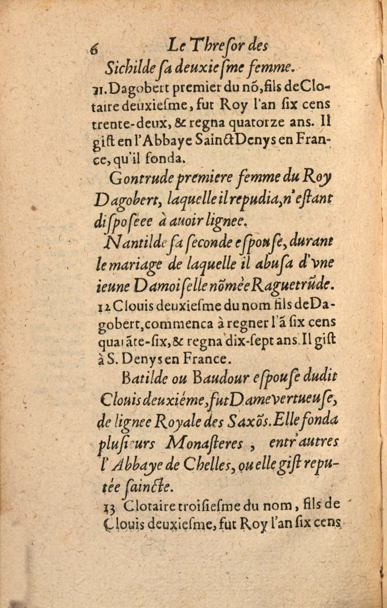 1639 - Jean Corrozet - Trésor des histoires de France - BSB Munich