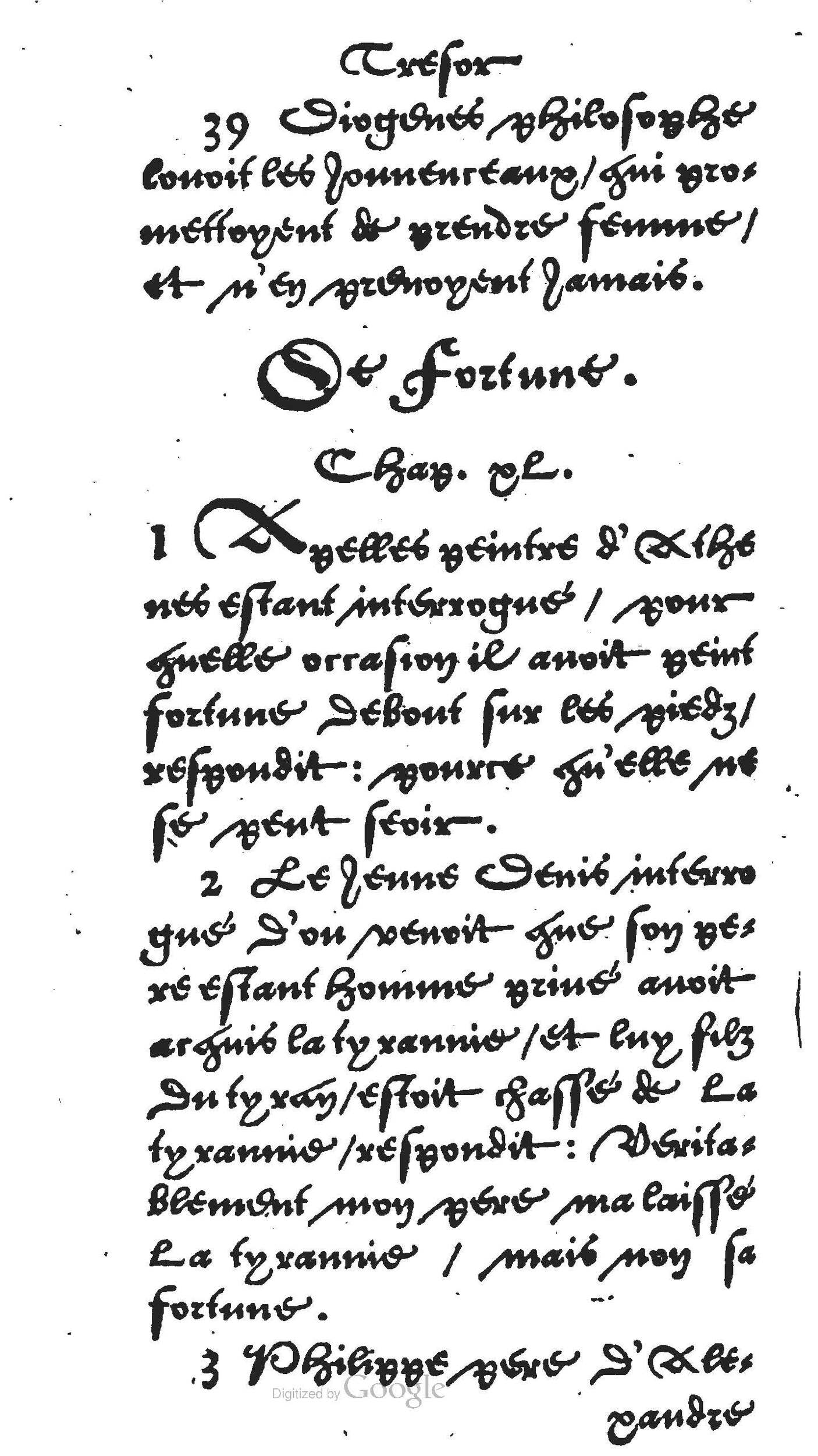 1560 - Jean Bellère - Trésor de vertu - Det Kongelige Bibliotek