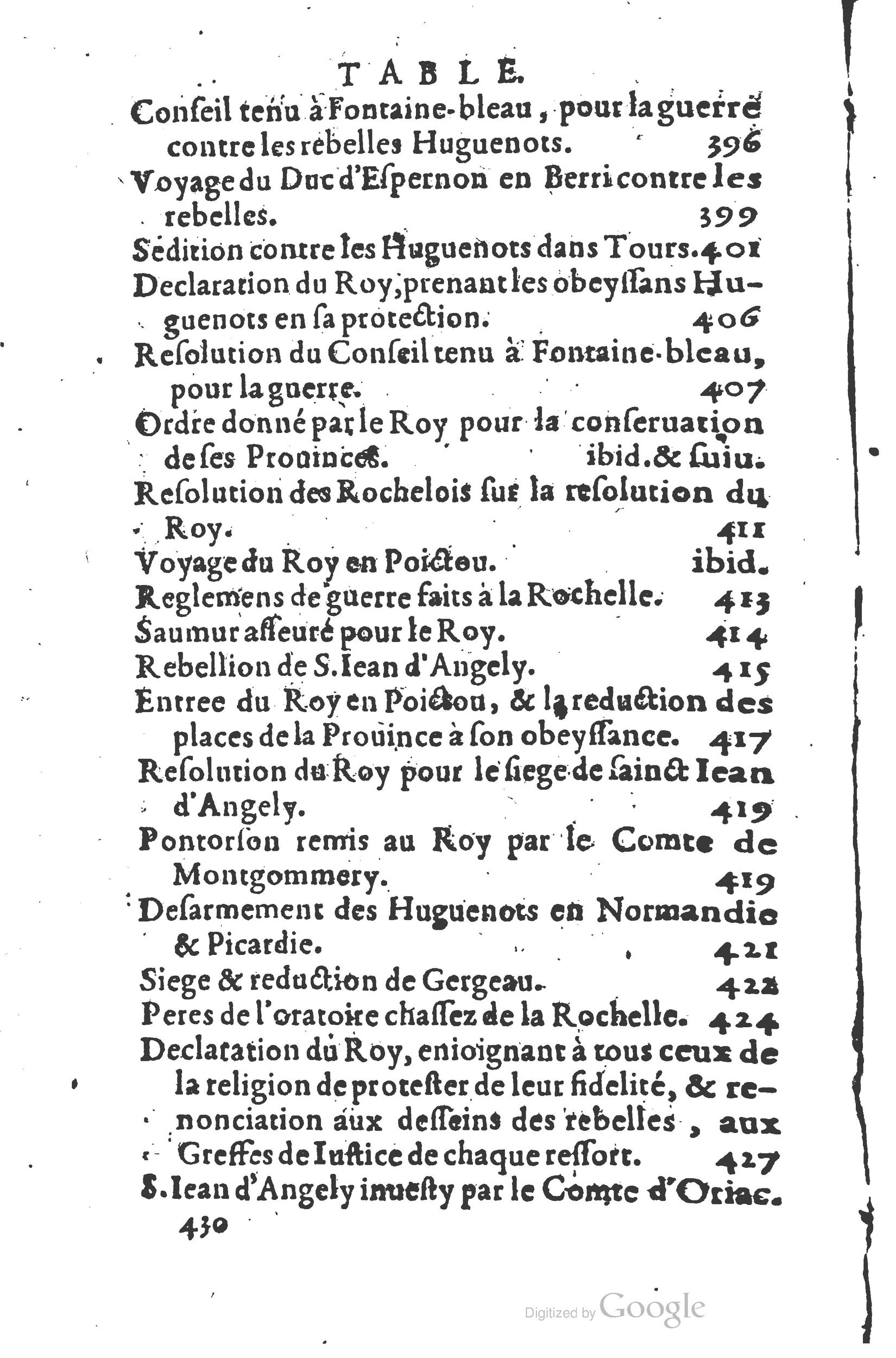 1626 - Joseph Bouillerot - Trésor de l’histoire générale de notre temps - BSB Munich