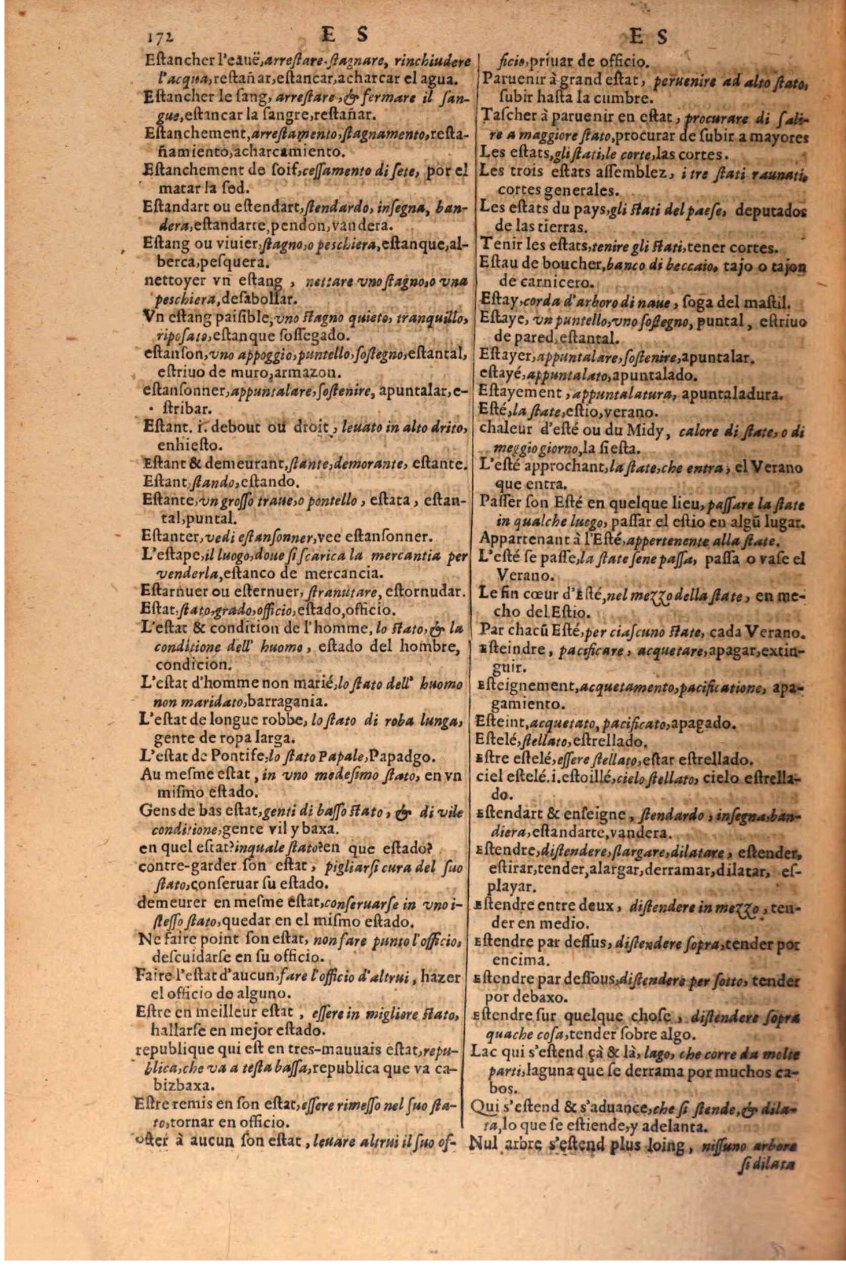 1616 - Pierre de la Rovière - Trésor des trois langues (Seconde partie) - BSB Munich