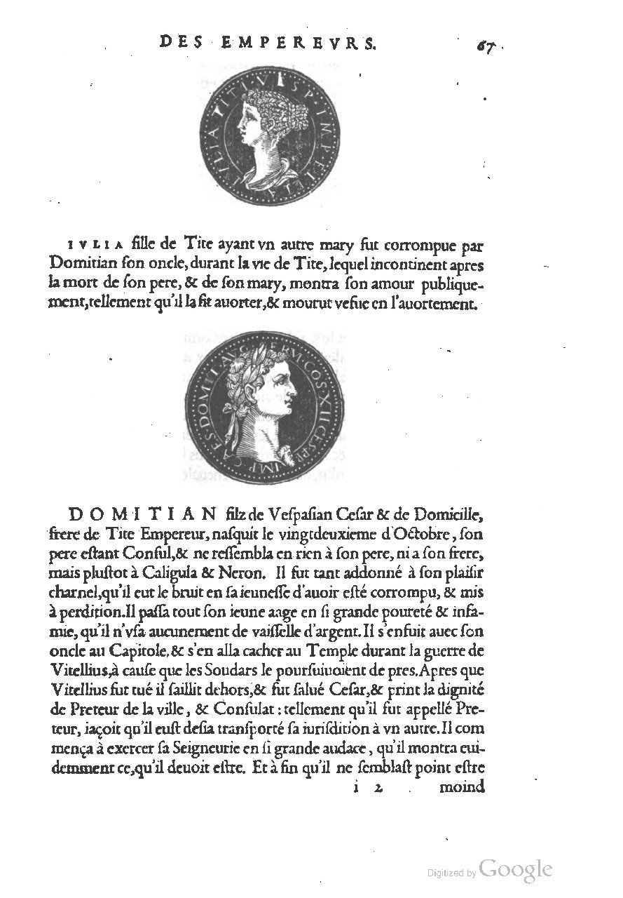 1553 - Jacopo Strada et Thomas Guérin - Épitome du Trésor des antiquités - UGent