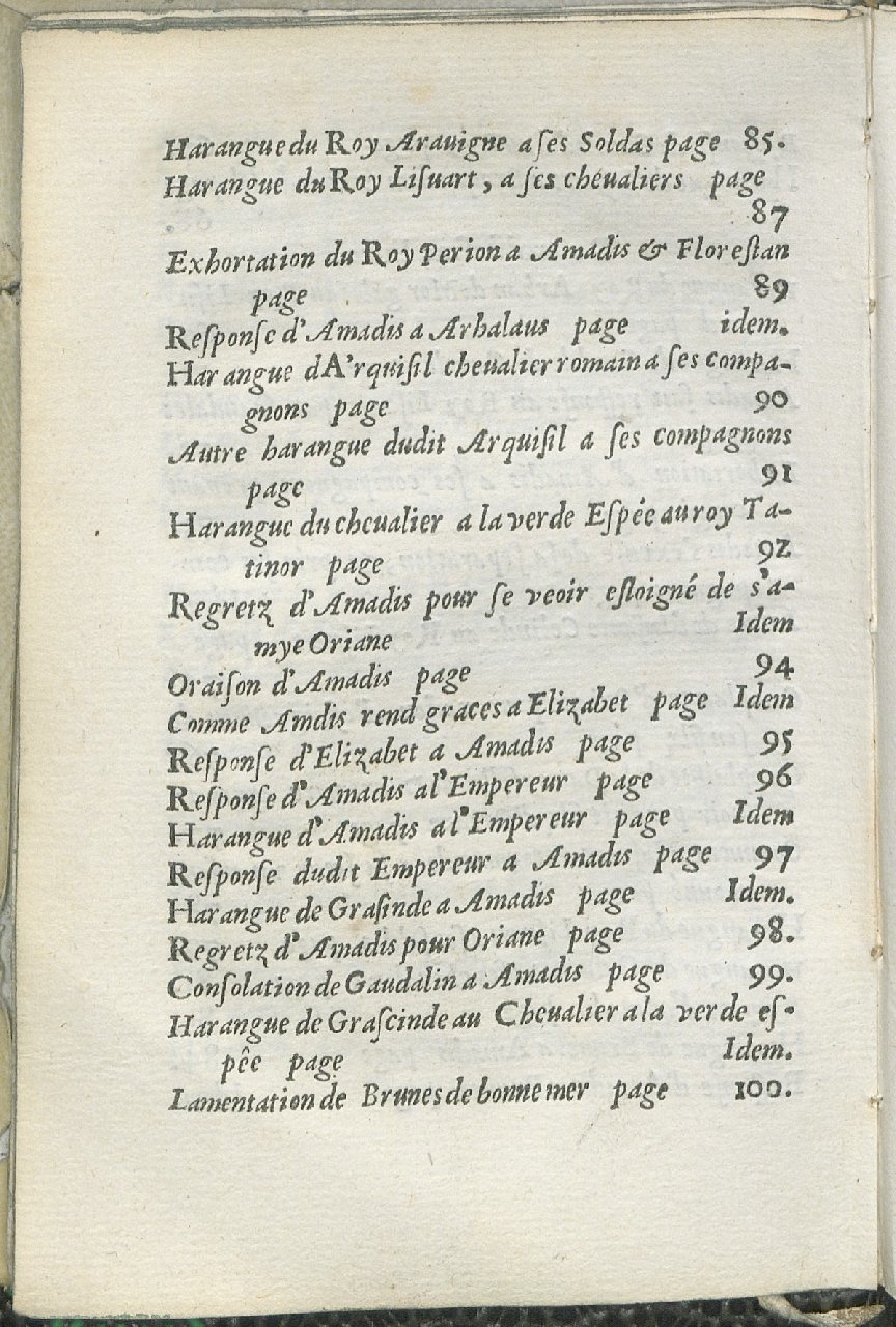 1559 - Pierre Regnard - Trésor des Amadis - Det KLG Copenhague