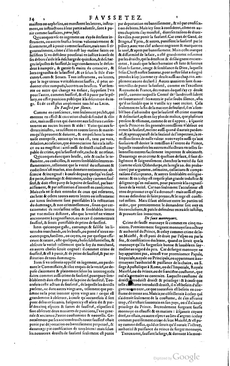 1629 - Veuve Nicolas Buon - Trésor du droit français (21754 T. 2) - BM Lyon