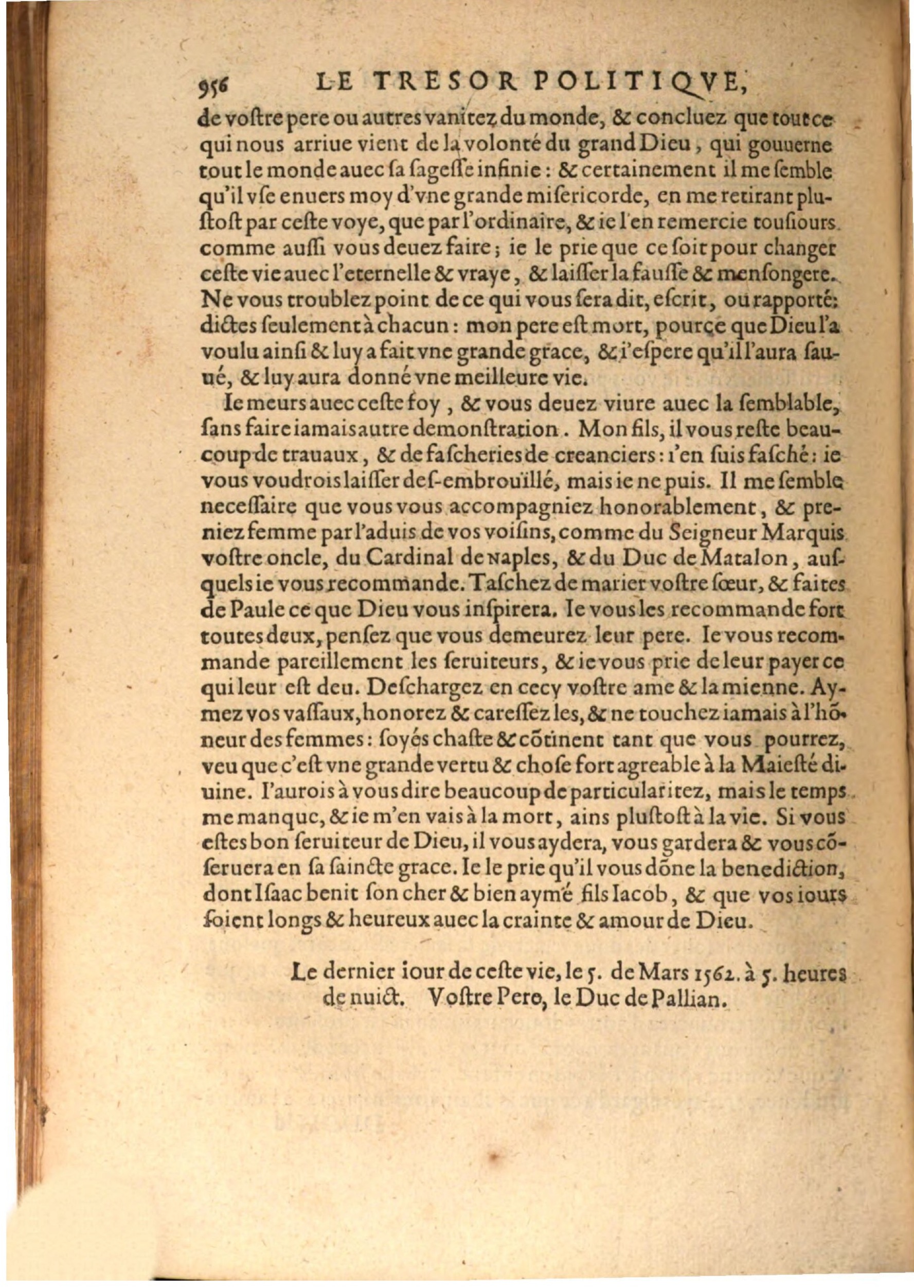1608 - Nicolas Du Fossé - Trésor politique - BSB Munich