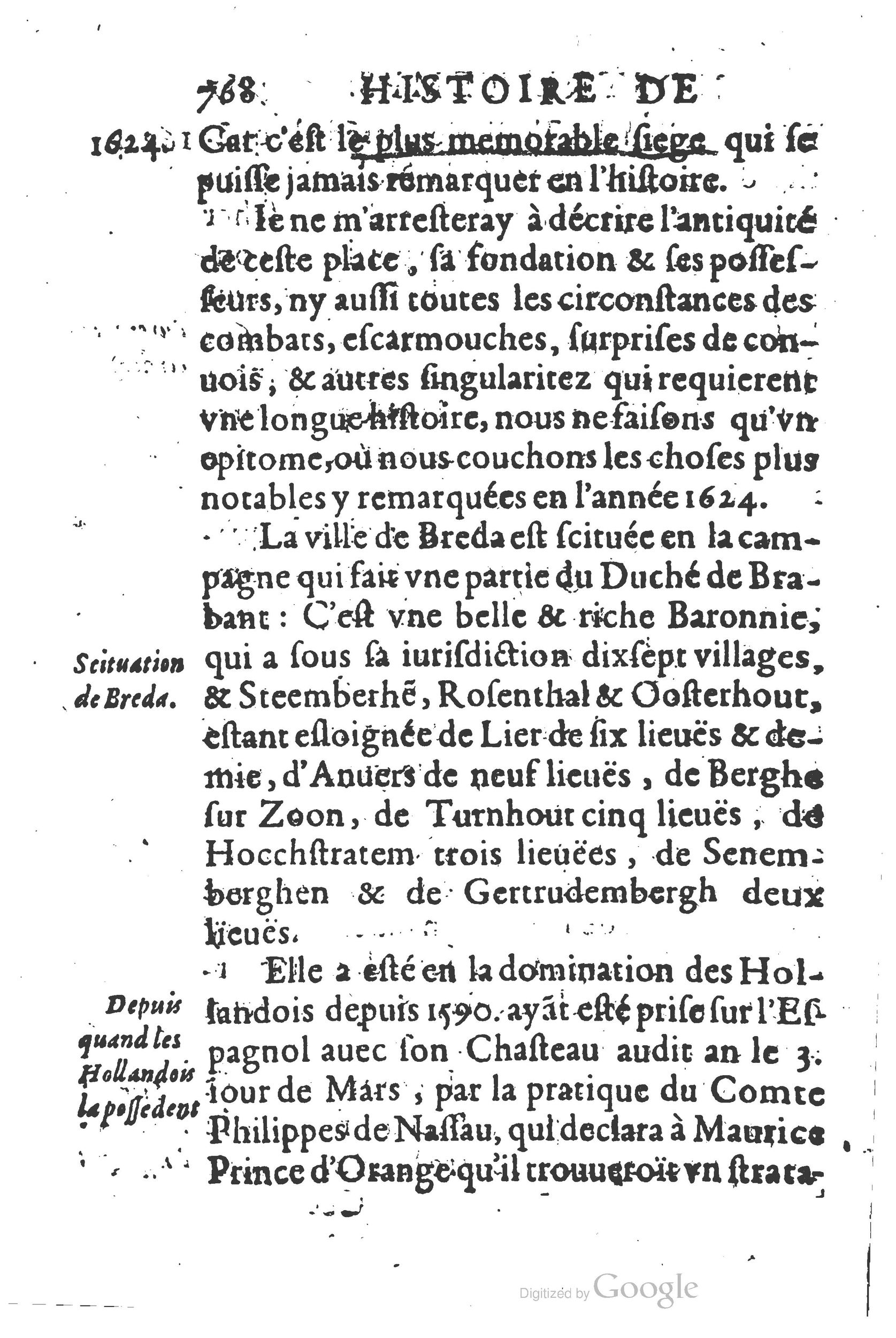 1626 - Joseph Bouillerot - Trésor de l’histoire générale de notre temps - BSB Munich