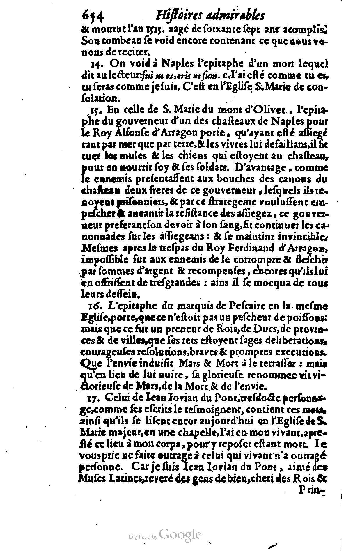 1628 - Jacques Crespin - Trésor d’histoires admirables et mémorables - BSB Munich 1628 - Jacques Crespin - Trésor d’histoires admirables et mémorables - BSB Munich