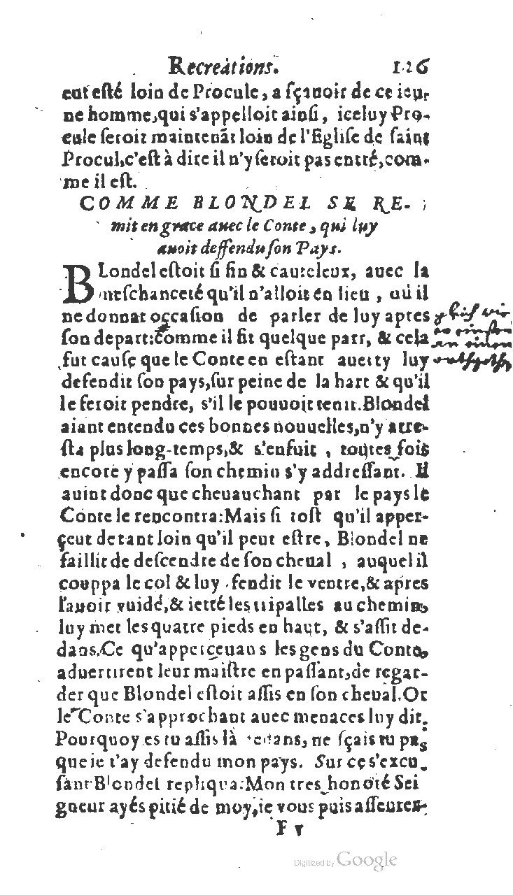 1611 - Jean Osmont - Trésor des récréations - BSB Munich