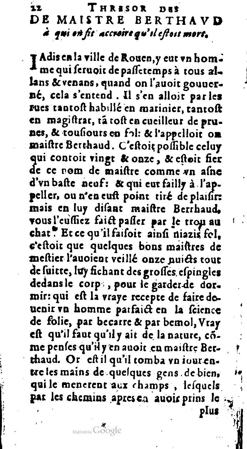 1616 - Balthazar Bellère - Trésor des récréations - NK ČR Prague