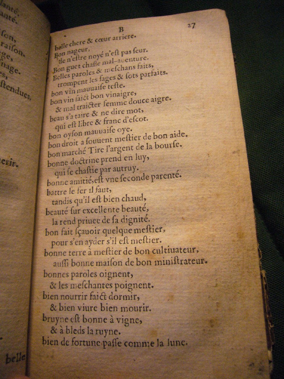 1617 - François Lefebvre - Trésor de sentences dorées et argentées - BnF Tolbiac