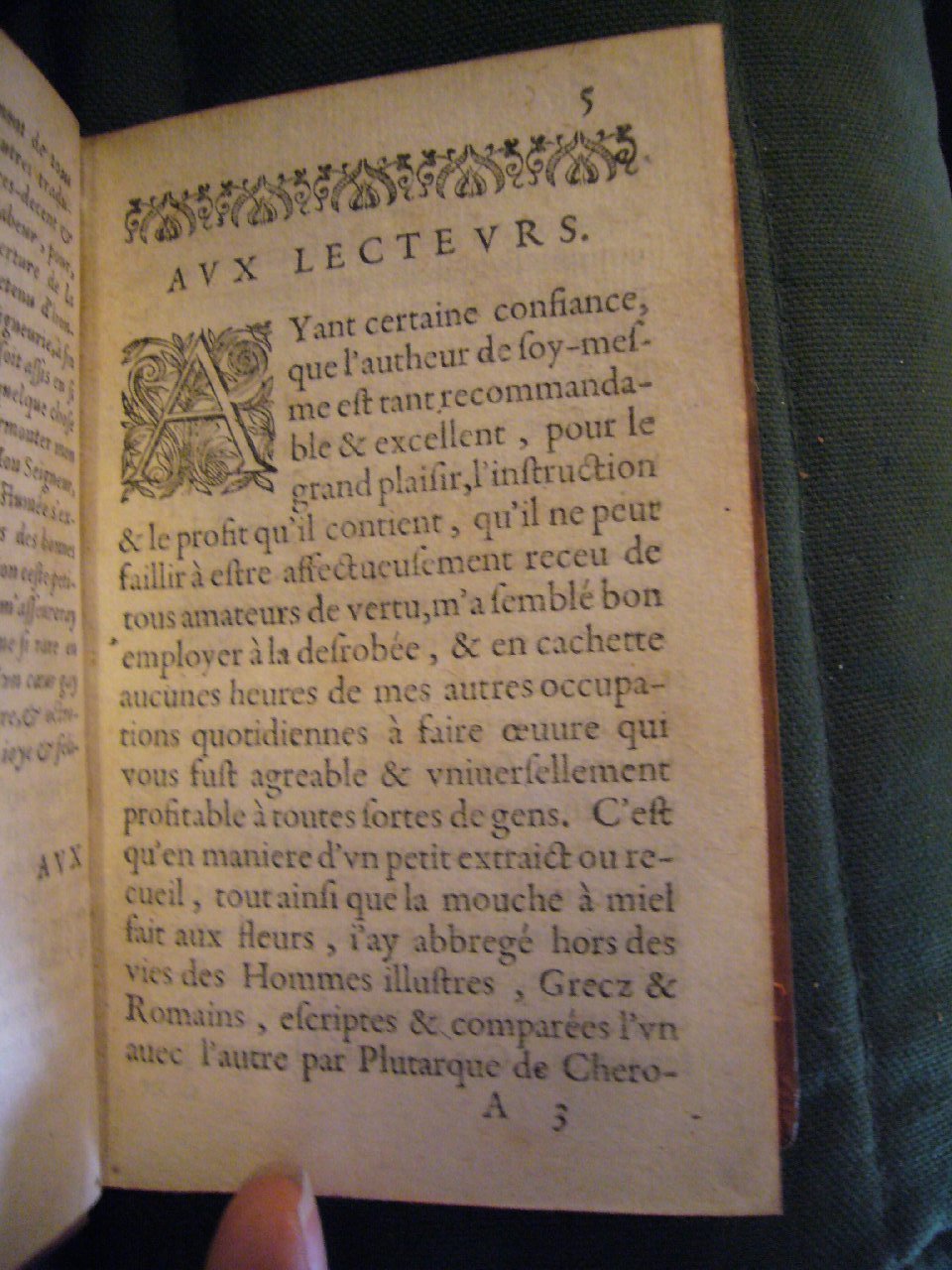 1597 - Claude Morillon et Benoît Rigaud  - Trésor des vies de Plutarque - BnF Arsenal