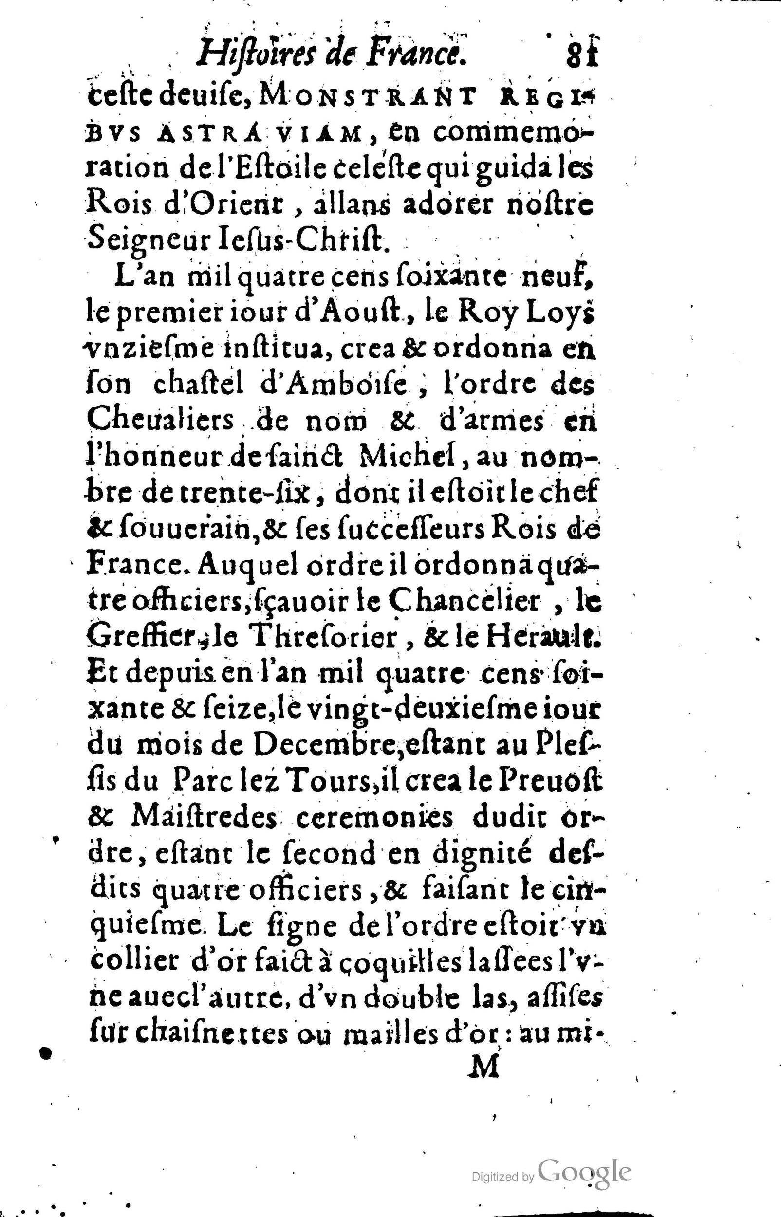 1619 - Jean Corrozet - Trésor des histoires de France - BSB Munich
