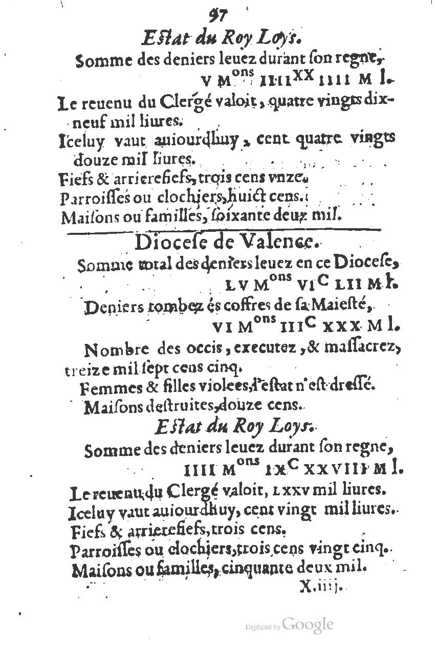 1581 - s.n. - Secret des trésors de France (Livre II) - BSB Munich