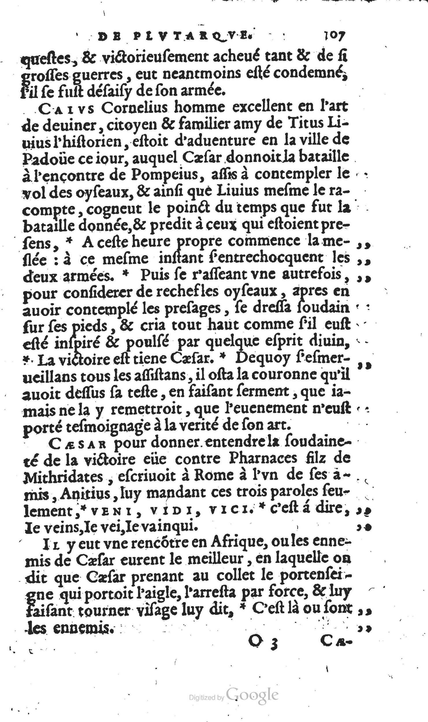 1567 - Willem Silvius - Trésor des vies de Plutarque - Anvers Musée Plantin-Moretus