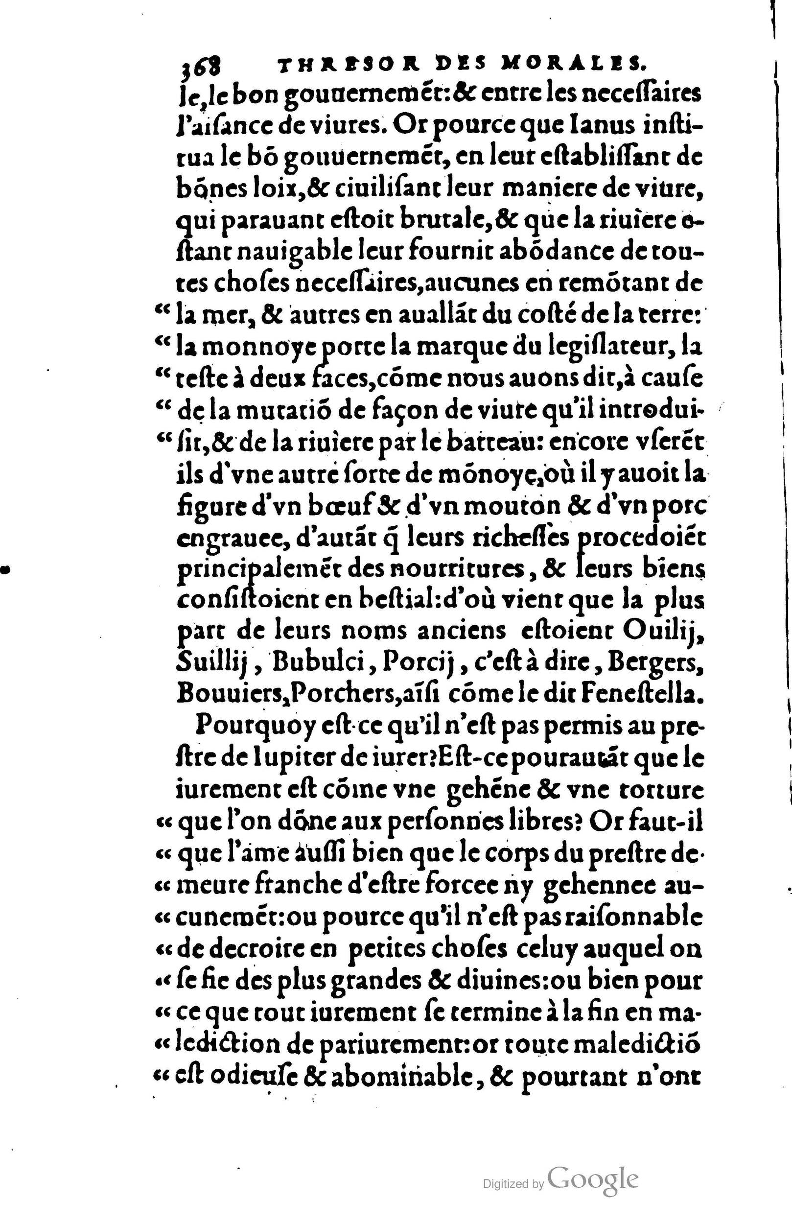 1578 - Jean Poupy - Trésor des morales de Plutarque - BSB Munich