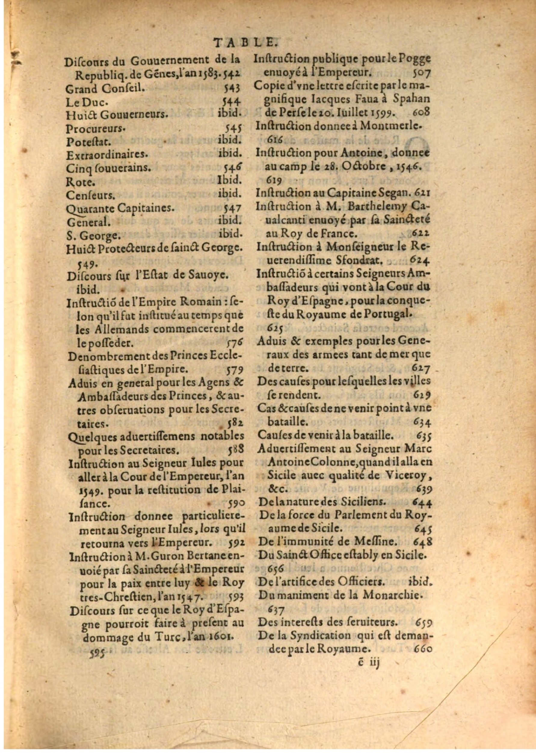 1611 - Pierre Chevalier - Trésor politique - BSB Munich