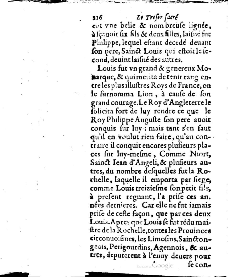 1636 - Jean Billaine - Trésor sacré ou inventaire des saintes reliques - British Library