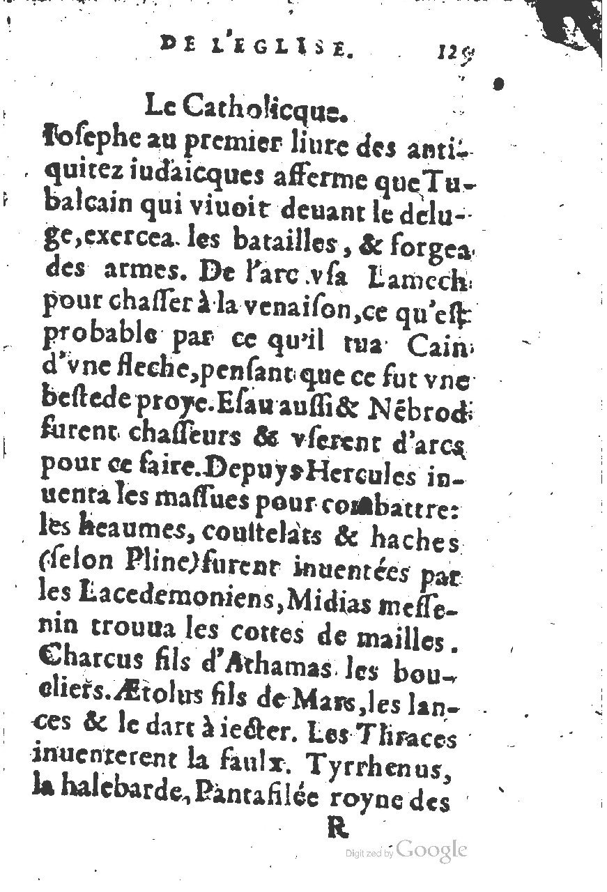 1578 - Jean de Bordeaux - Trésor de l’Église catholique - BM Lyon 1578 - Jean de Bordeaux - Trésor de l’Église catholique - BM Lyon