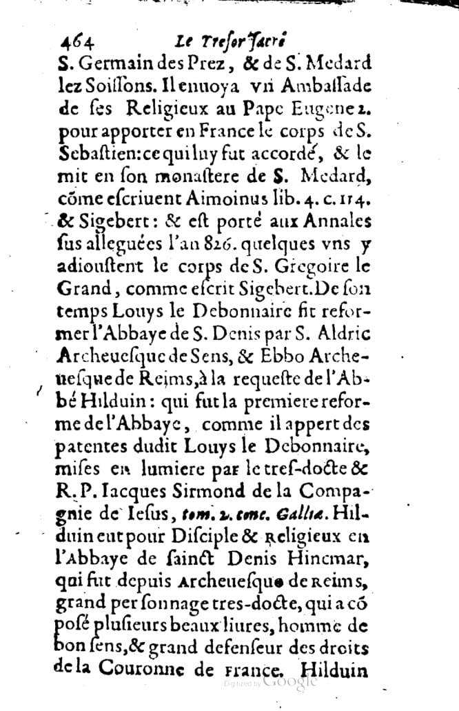 1636 - Jean Billaine - Trésor sacré ou inventaire des saintes reliques - British Library