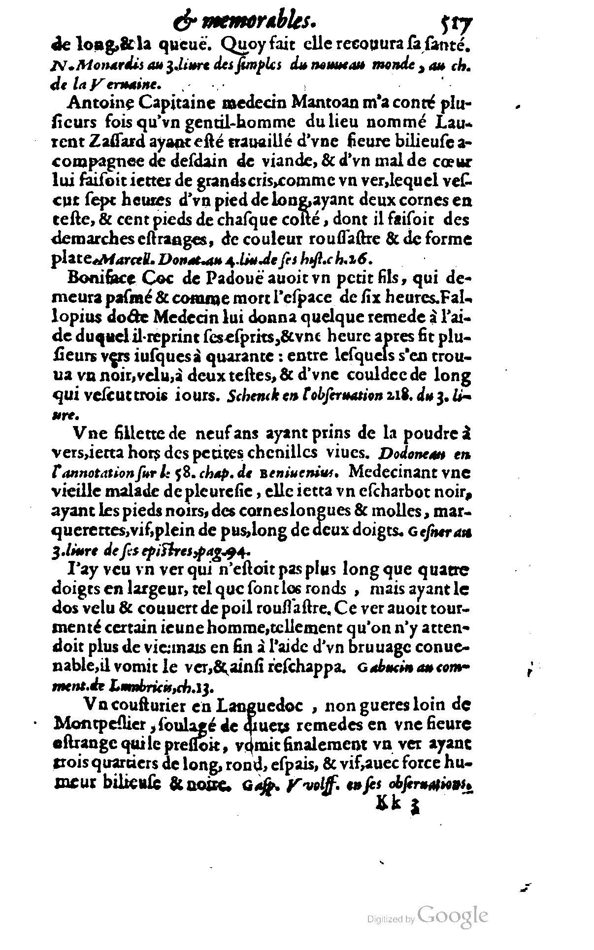 1620 - Samuel Crespin - Trésor d’histoires admirables et mémorables - BCU Lausanne