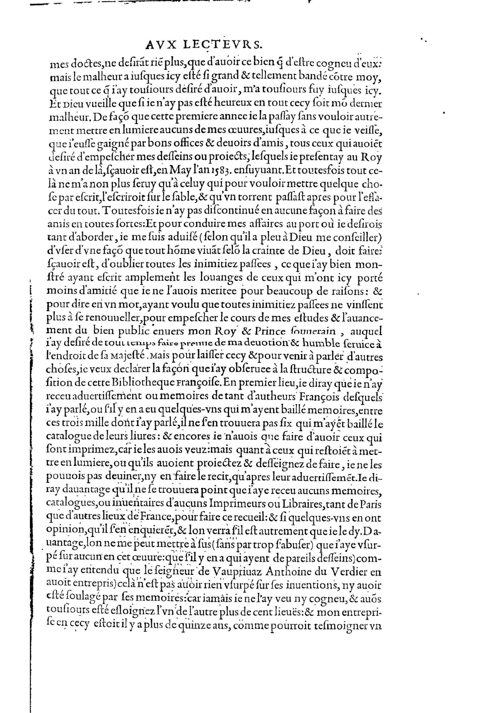 1584 - Abel L&#039;Angelier - Bibliothèques françaises - BnF