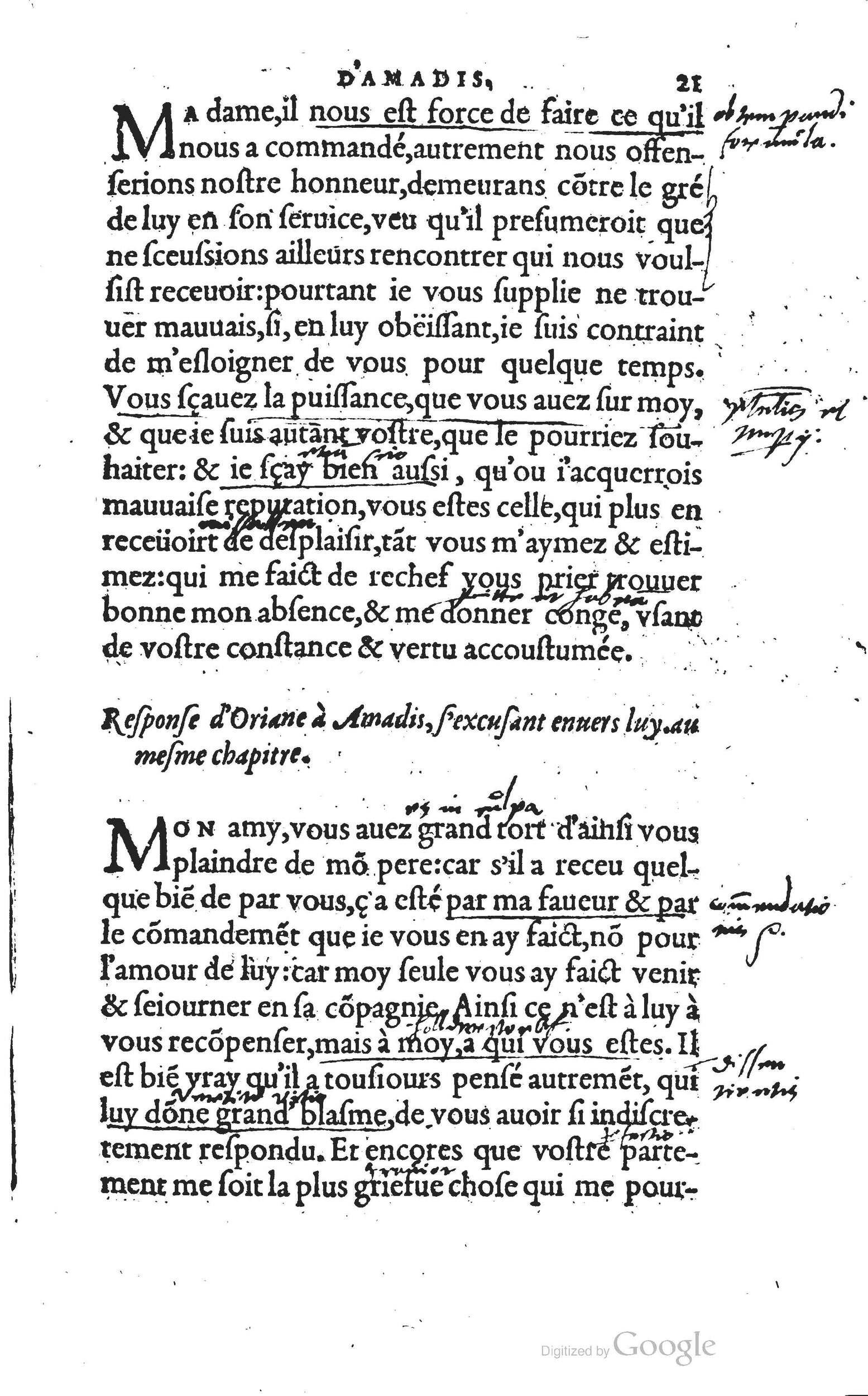 1560 - Vincent Sertenas et Gilles Robinot - Trésor des Amadis - British Library