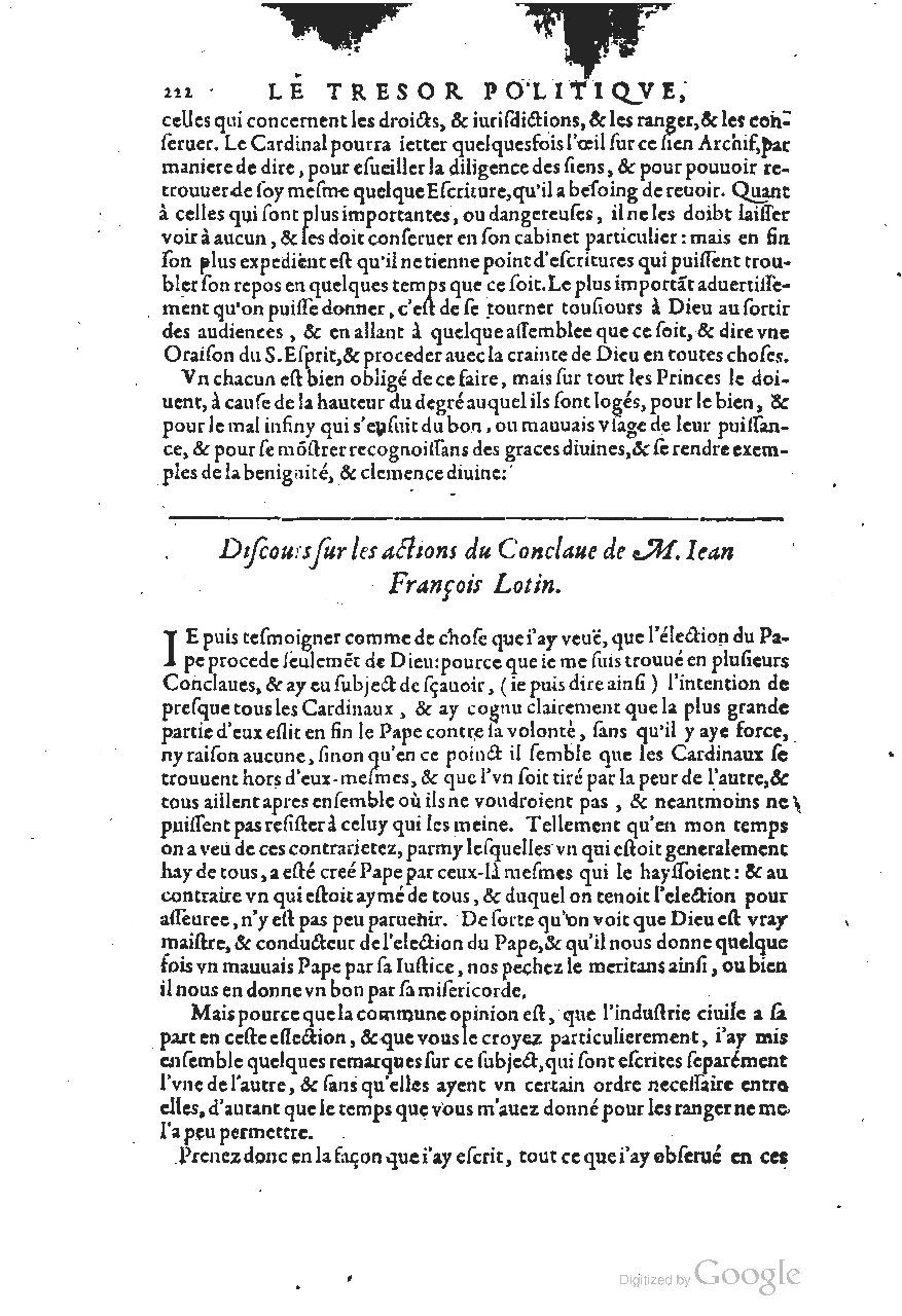 1611 - Pierre Chevalier - Trésor politique - UGent