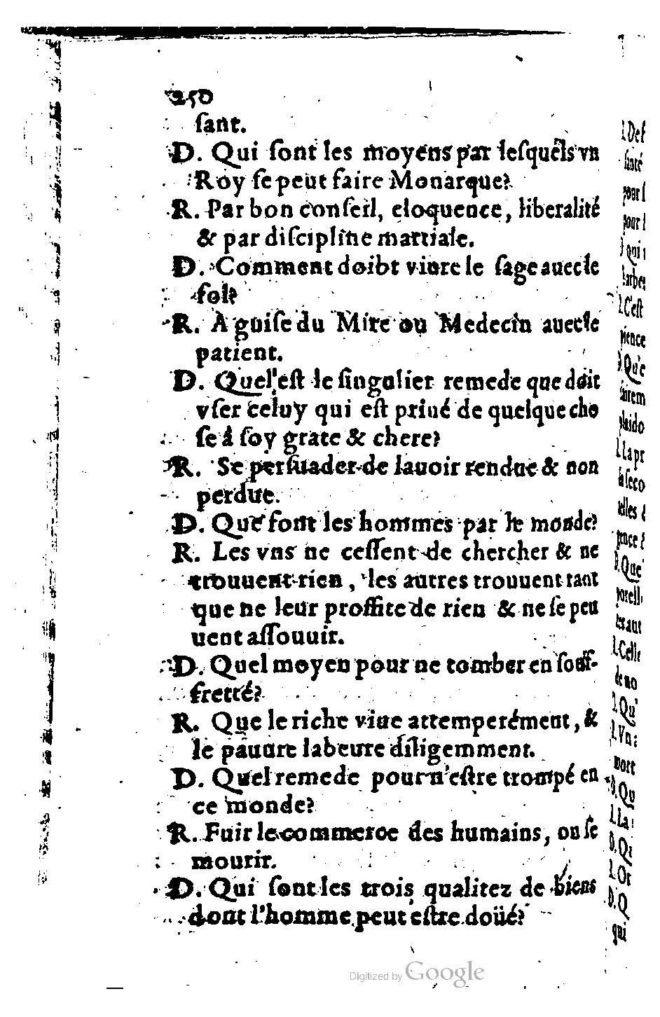 1582 - Nicolas Bonfons - Trésor des sentences dorées - BM Lyon 1582 - Nicolas Bonfons - Trésor des sentences dorées - BM Lyon