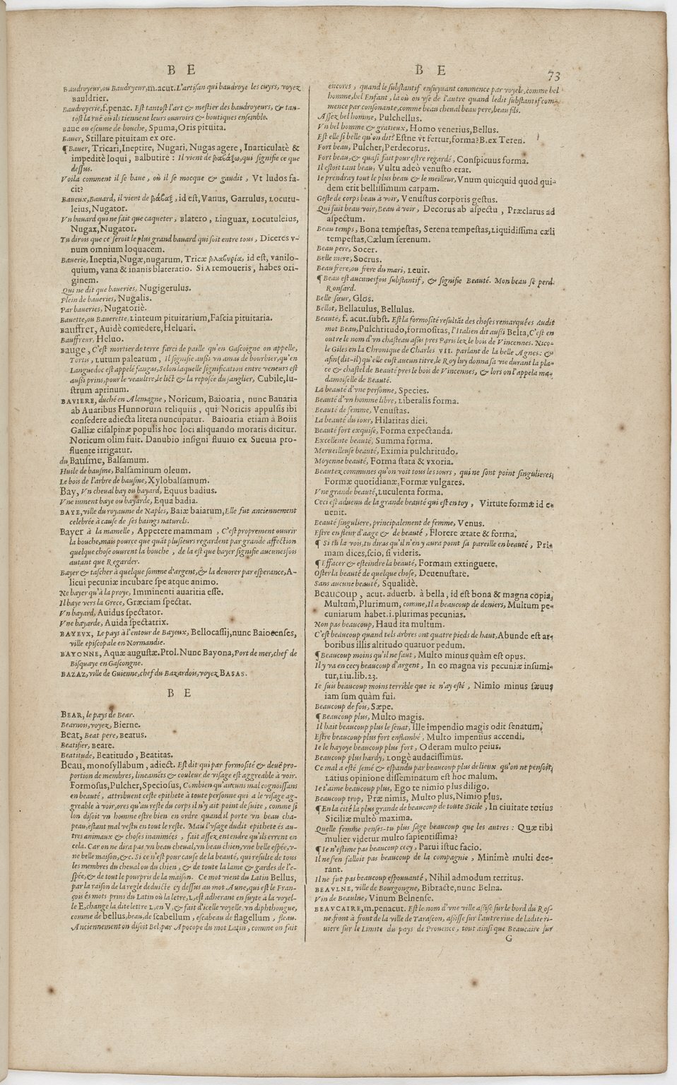 1606 - David Douceur - Trésor de la langue française - BnF