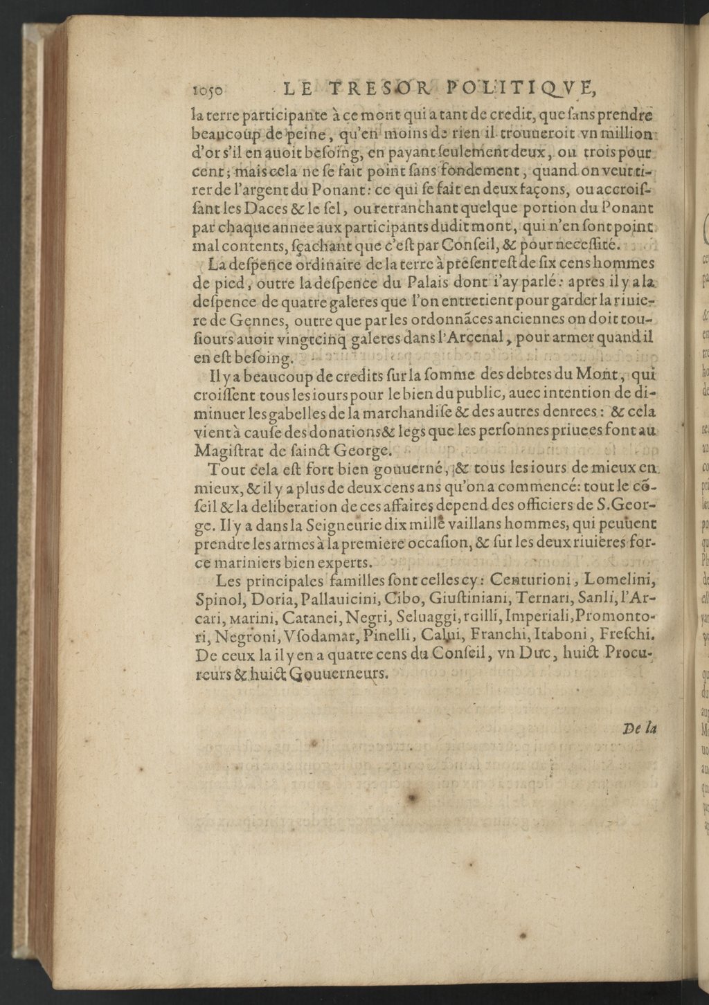 1608 - Nicolas Du Fossé - Trésor politique - BnF Tolbiac