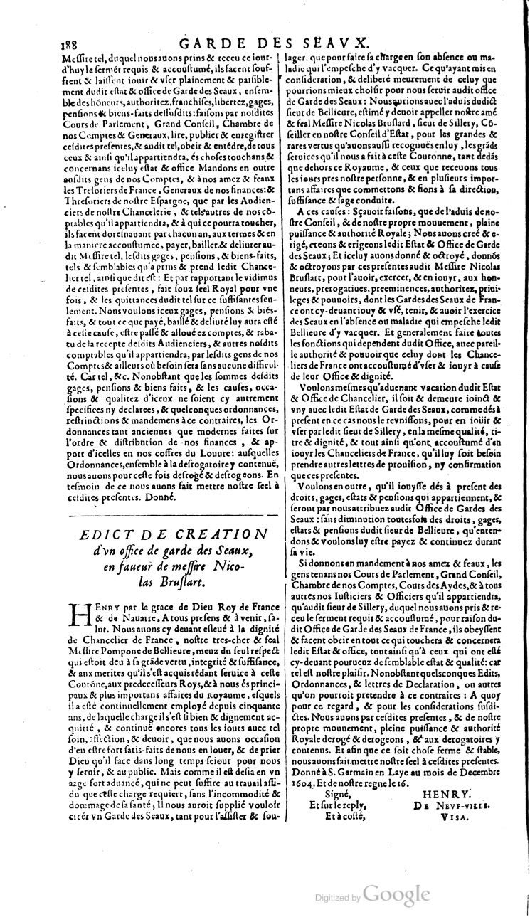 1629 - Veuve Nicolas Buon - Trésor du droit français (21754 T. 2) - BM Lyon