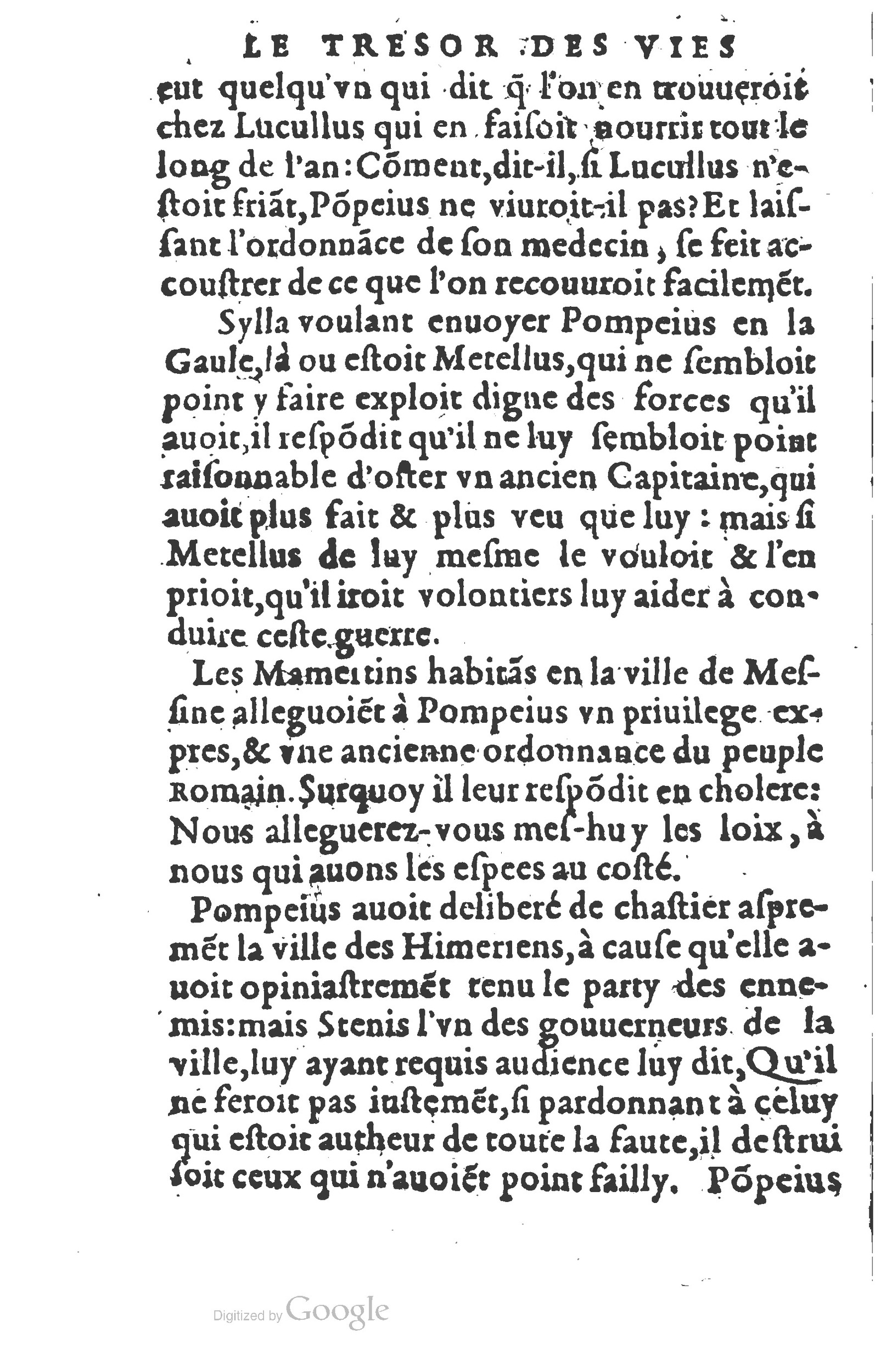 1577 - Claude Micard - Trésor des vies de Plutarque - BSB Munich 1577 - Claude Micard - Trésor des vies de Plutarque - BSB Munich