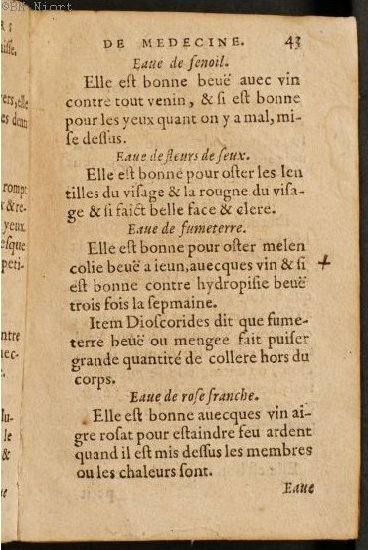 1586 - Benoît Rigaud - Trésor des fleurs et secrets de médecine - Université Paris Cité