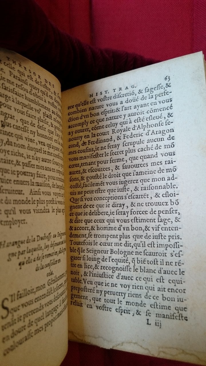 1581 - Pierre Le Voirier et Gervais Mallot - Trésor des histoires tragiques - BnF Richelieu