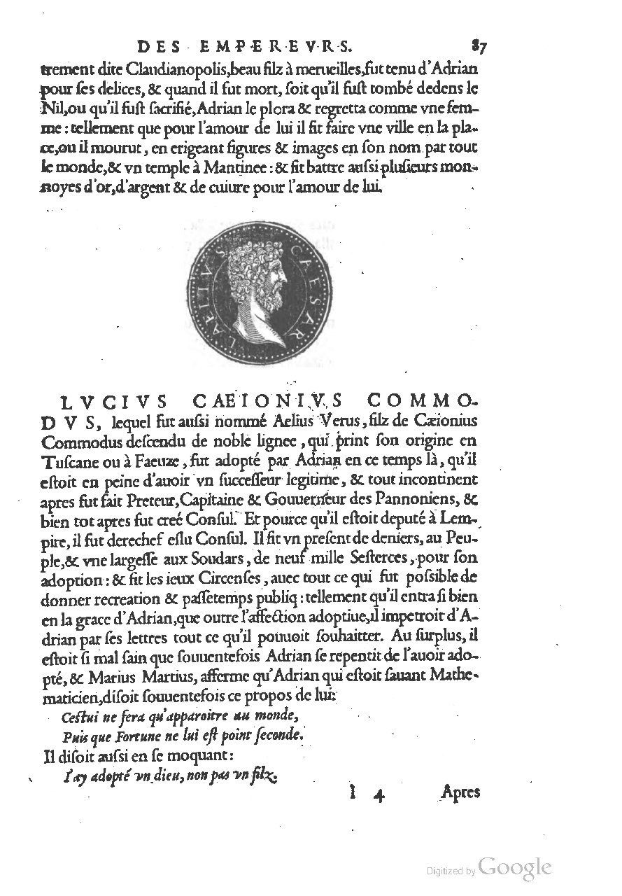 1553 - Jacopo Strada et Thomas Guérin - Épitome du Trésor des antiquités - UGent