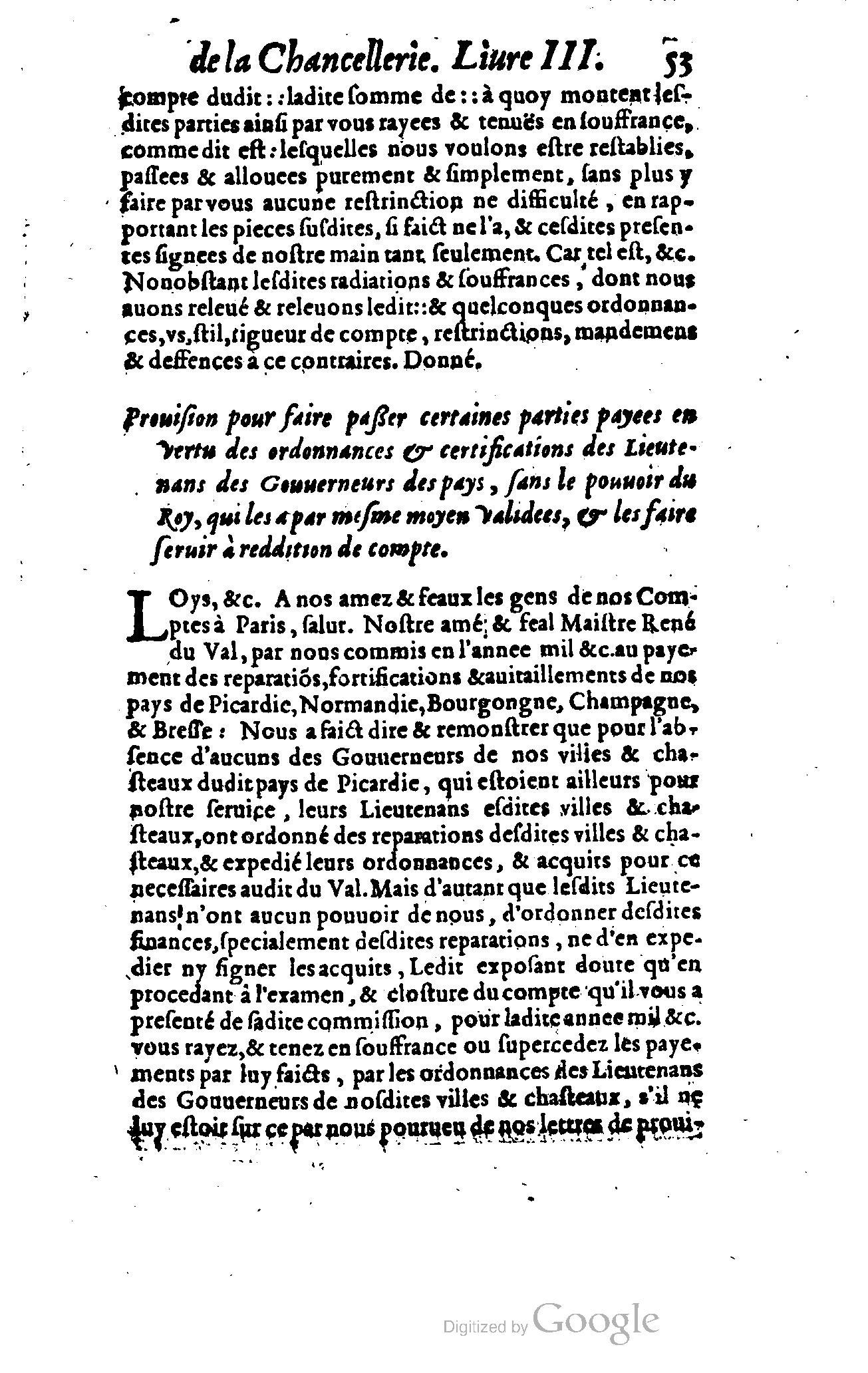 1614 - Jean Richer - Trésor du nouveau style et protocole de la chancellerie de France - BSB Munich