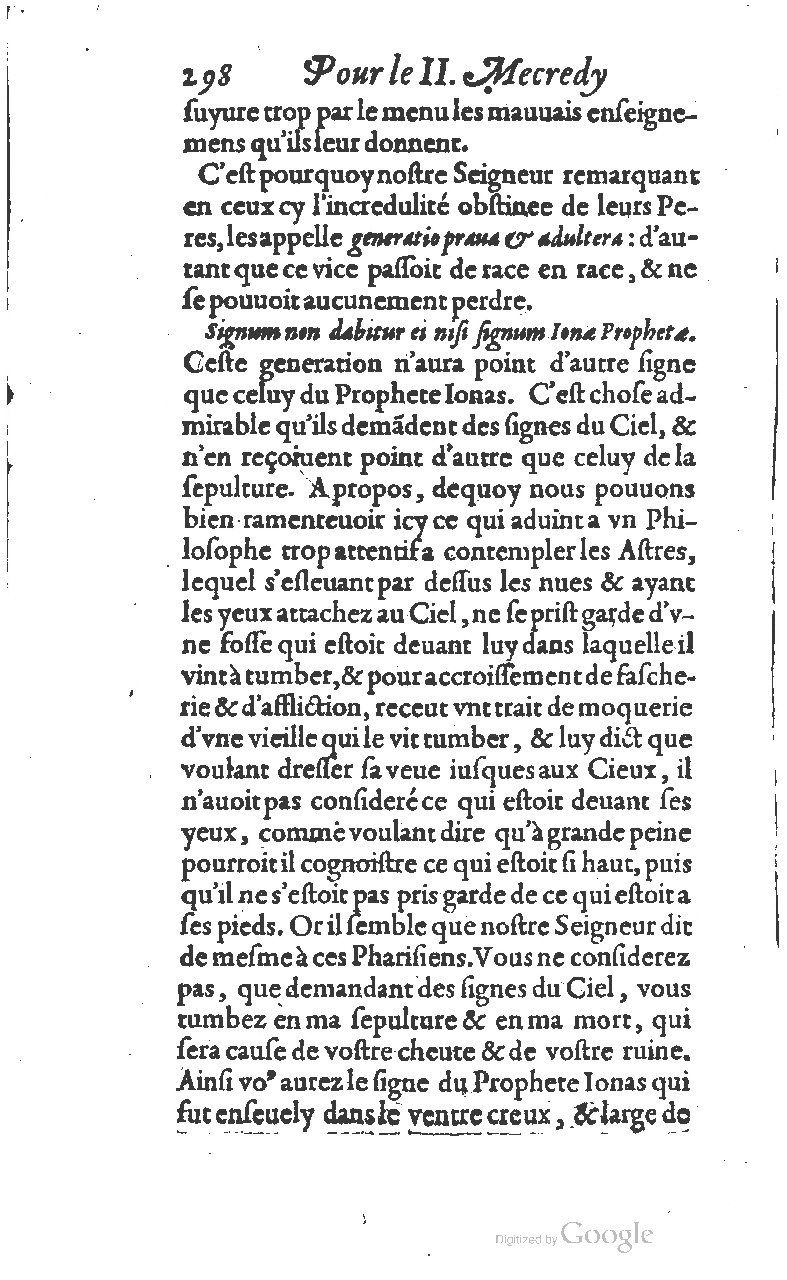 1607 - Nicolas Du Fossé - Trésor quadragésimal - T 01 - BM Lyon