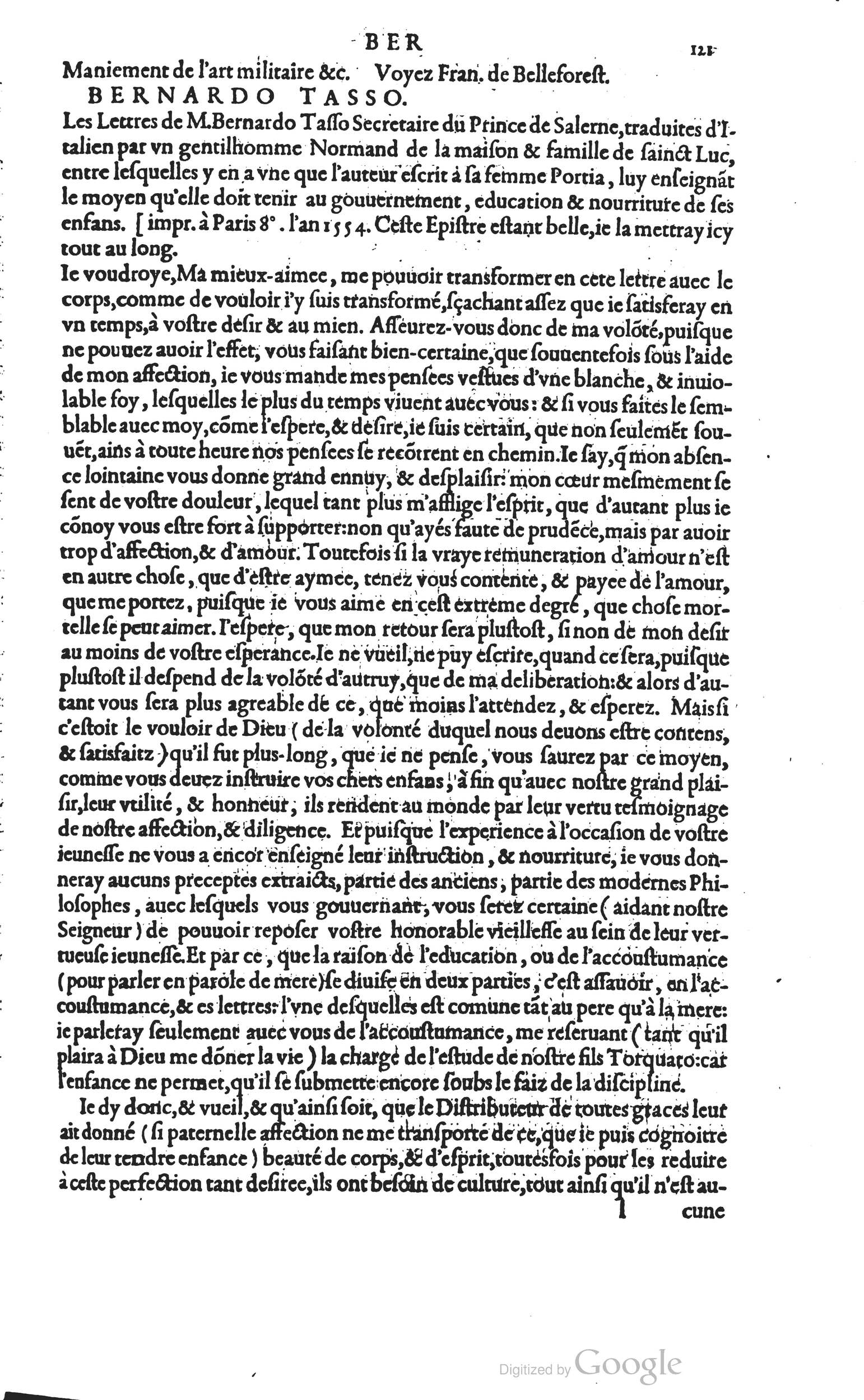 1585 - Barthélemy Honorat - Bibliothèques françaises - BSB Munich