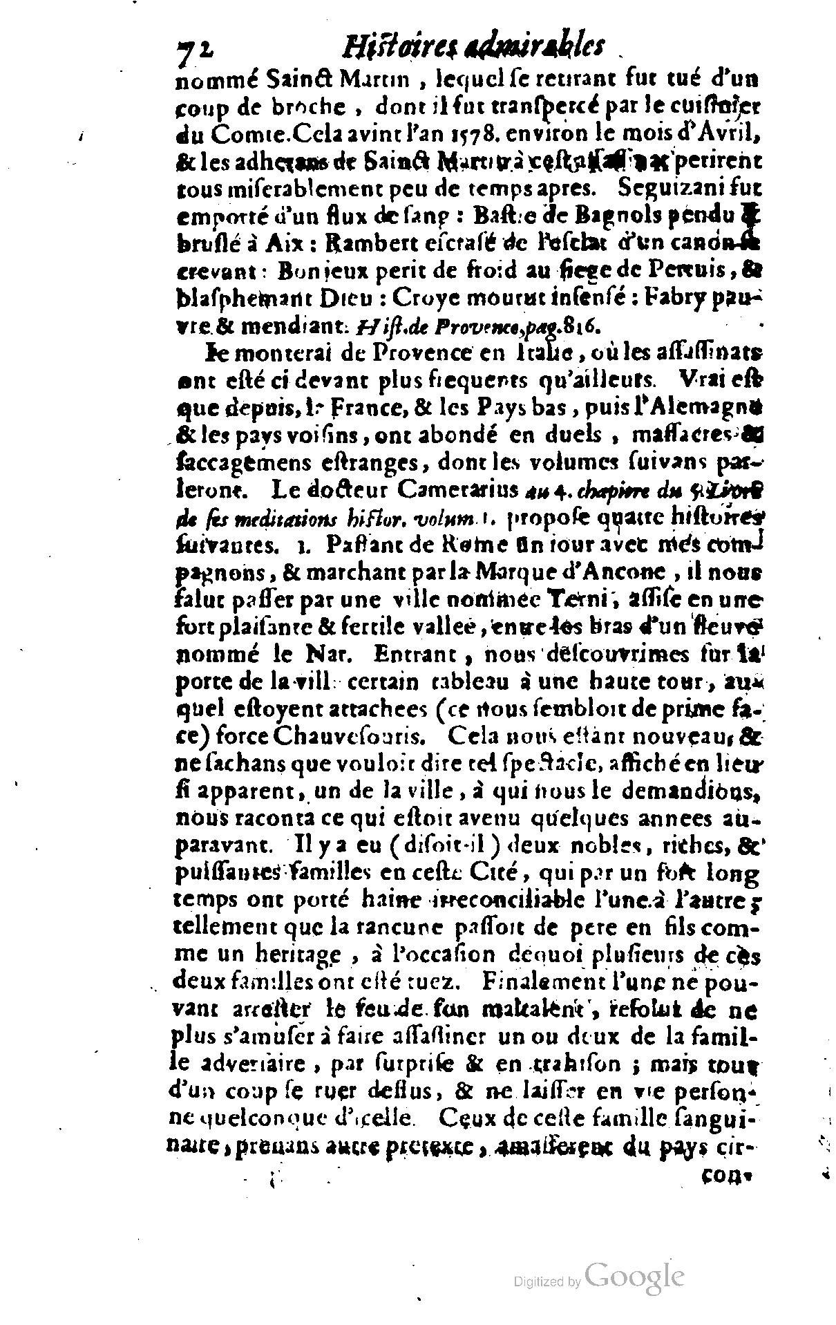 1628 - Jacques Crespin - Trésor d’histoires admirables et mémorables - BSB Munich