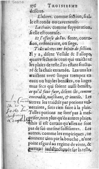 1612 - Thomas Portau - Trésor de chirurgie - BIU Santé