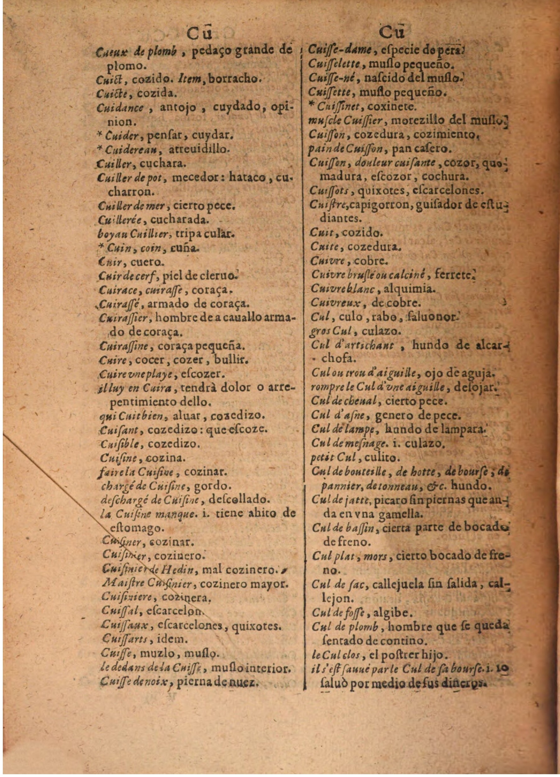 1645 - A. de Sommaville et A. Courbé - Trésor des deux langues espagnole et française (Seconde partie) - BSB Munich