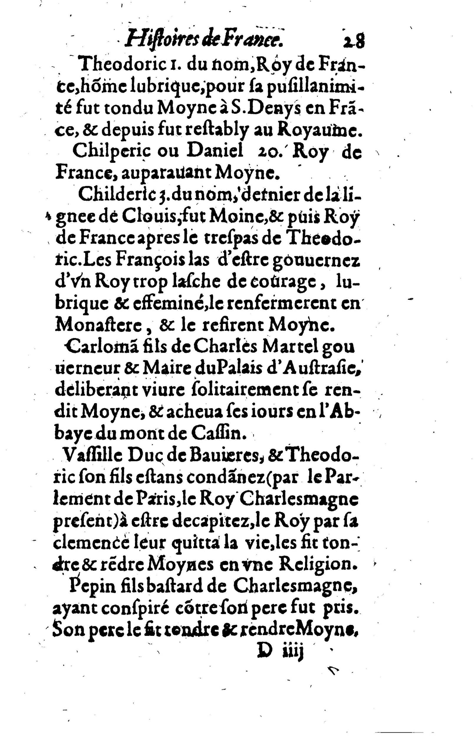 1617 - Jean Corrozet - Trésor des histoires de France - BM Lyon