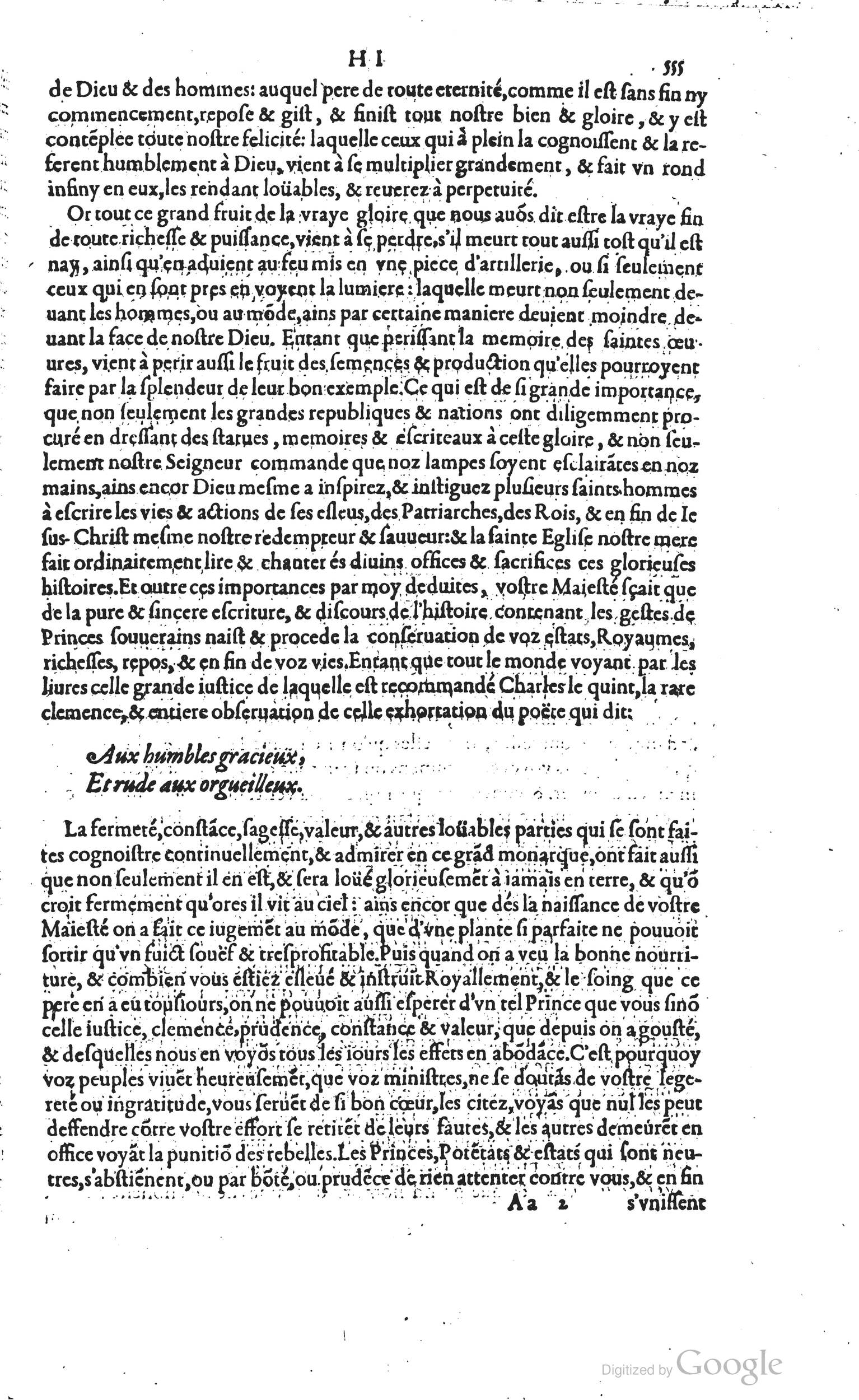 1585 - Barthélemy Honorat - Bibliothèques françaises - BSB Munich