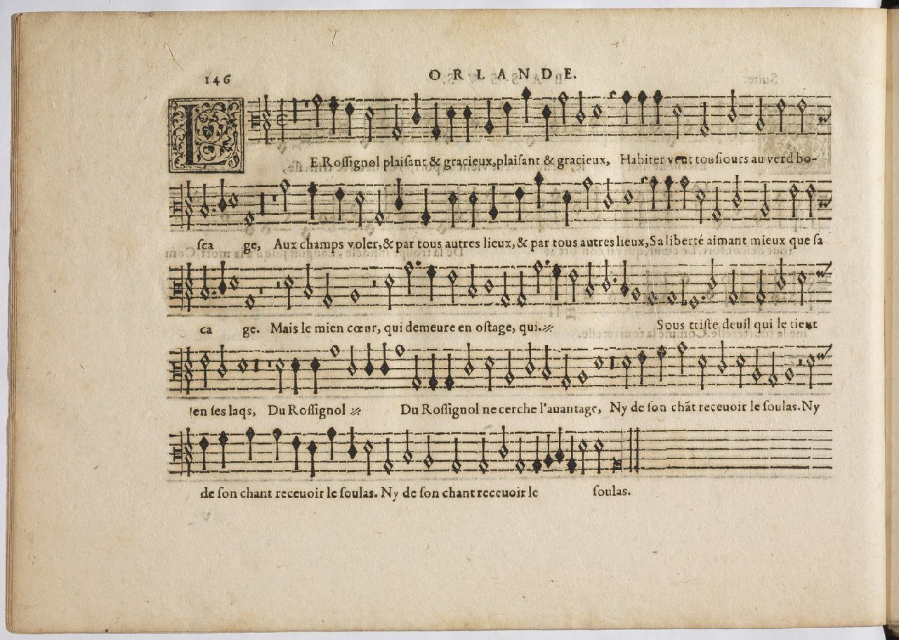 1594 - Paul Marceau - Trésor de musique d&#039;Orlande de Lassus, Superius, Bassus, Tenor, Quinta pars - BnF