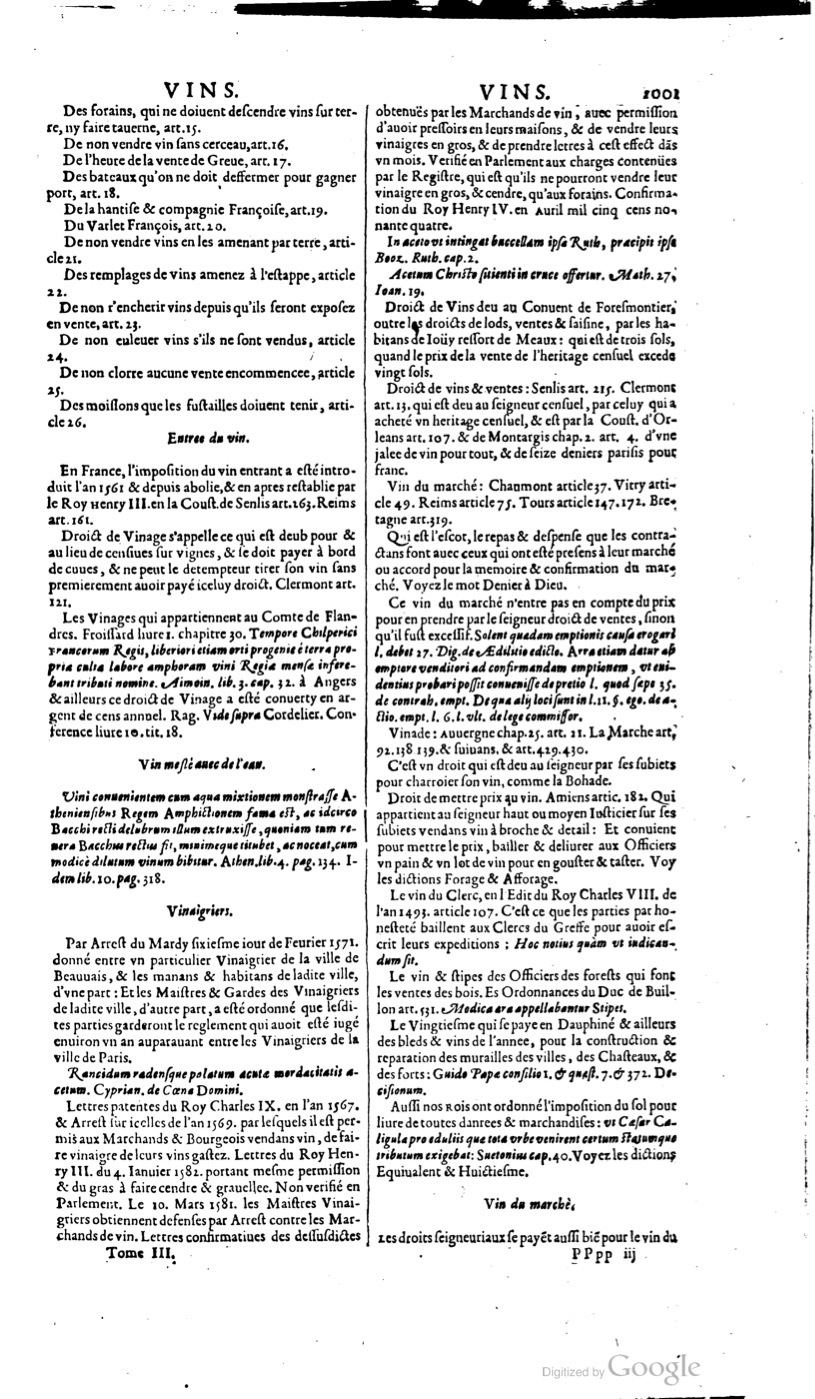 1629 - Veuve Nicolas Buon - Trésor du droit français (21754 T. 3) - BM Lyon
