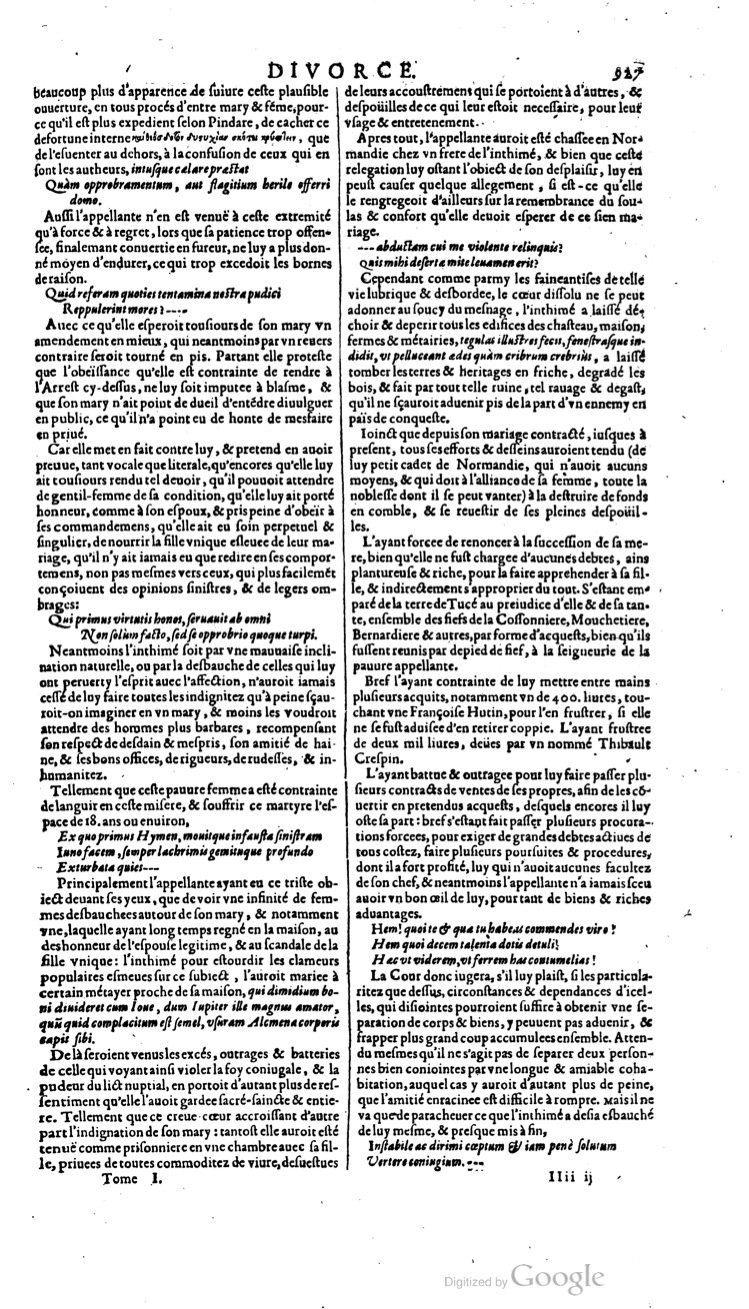 1629 - Veuve Nicolas Buon - Trésor du droit français (21754 T. 1) - BM Lyon
