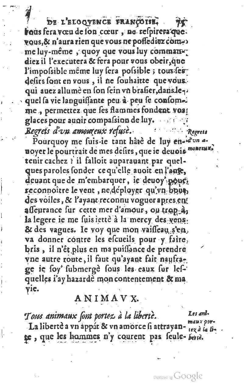 1610 - Louis Coste - Trésor de l’éloquence française (Seconde partie) - BM Lyon