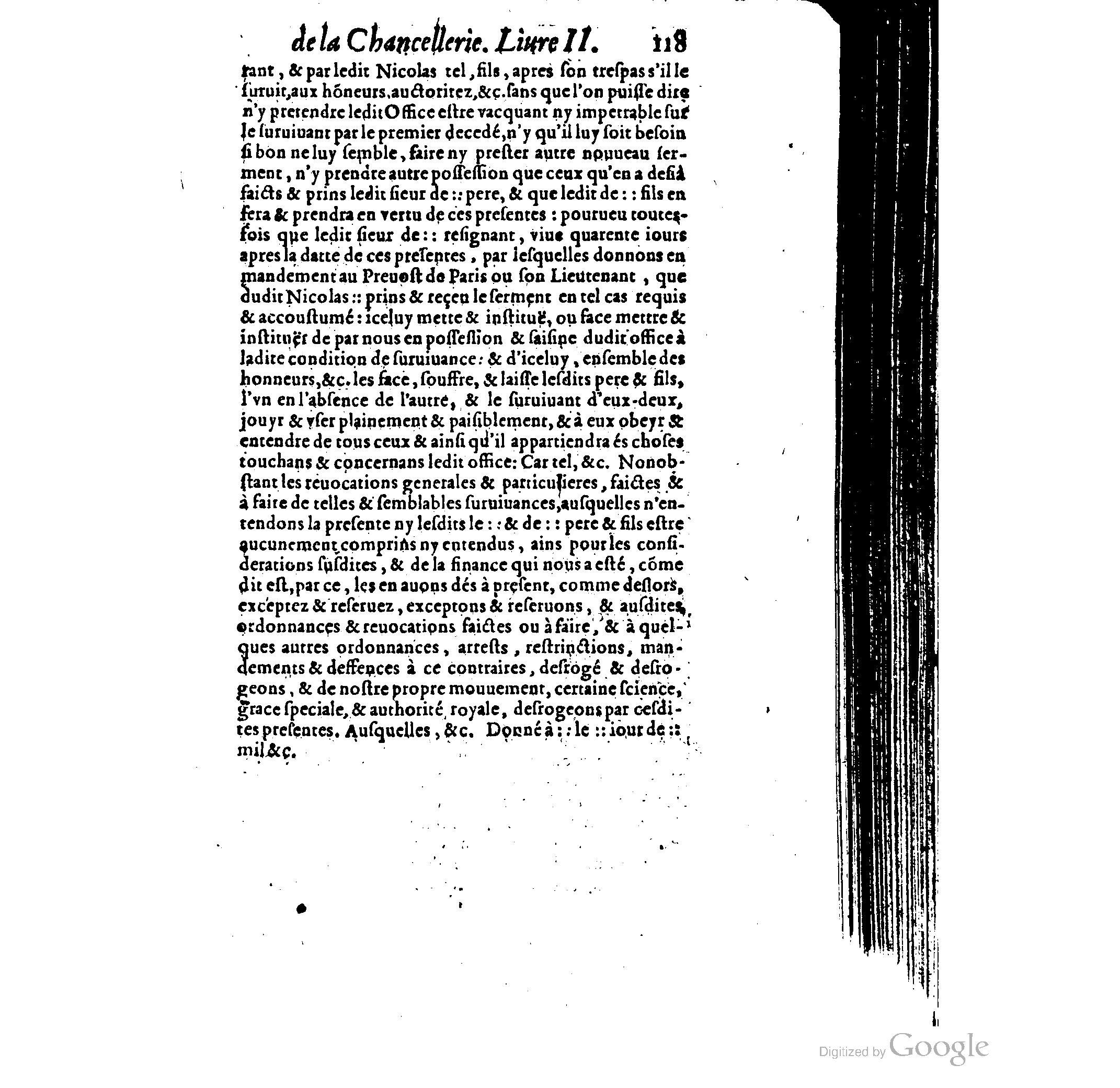 1614 - Jean Richer - Trésor du nouveau style et protocole de la chancellerie de France - BSB Munich