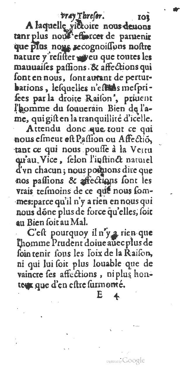 1615 - François Le Fèvre - Cabinet du vrai trésor - BCU Lausanne